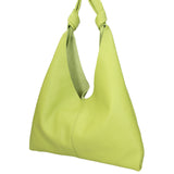 Borsa a spalla da donna 100% vera pelle 07156-D12 VERDE Viola Castellani