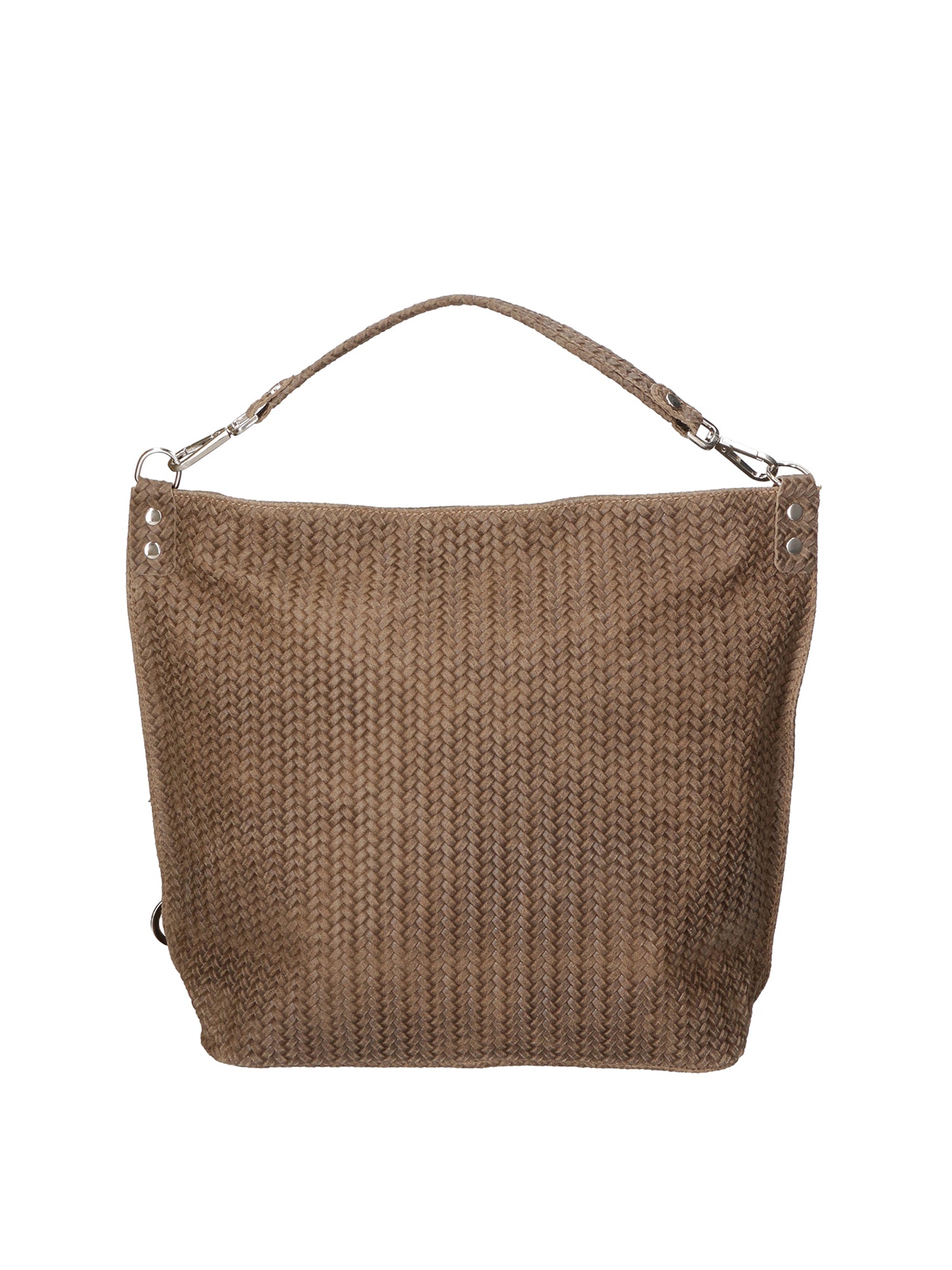Elga Borsa a spalla da donna Vera pelle 80051-TAUPE Gave Lux
