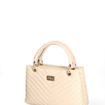Borsa a mano da donna Vera pelle JR-W-1107SA-BONE-GOLD John Richmond