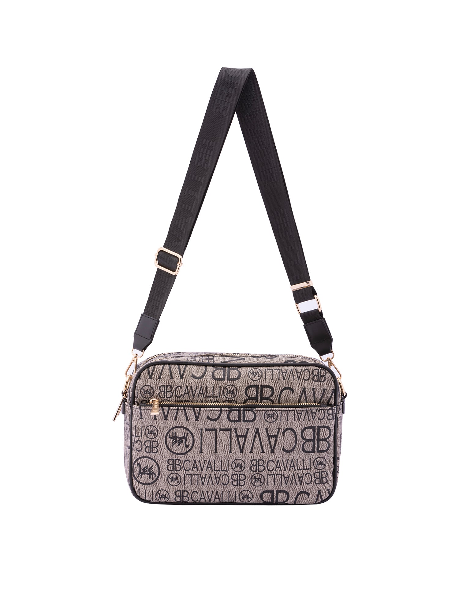 Borsa a tracolla da donna Ecopelle BC1416-NERO B Cavalli