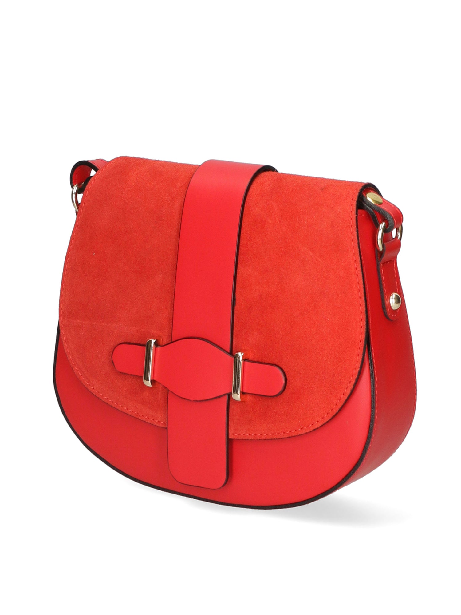 Carola Borsa a tracolla da donna Vera pelle 10036-L130 ROSSO SCURO Gave Lux