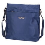 Borsa a tracolla uomo 100% pelle PU PCL3159-BLUE Northampton Polo Club