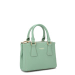 Borsa a mano da donna 100% pelle vegana PU 720-1PT-JADE GREEN Diana&co