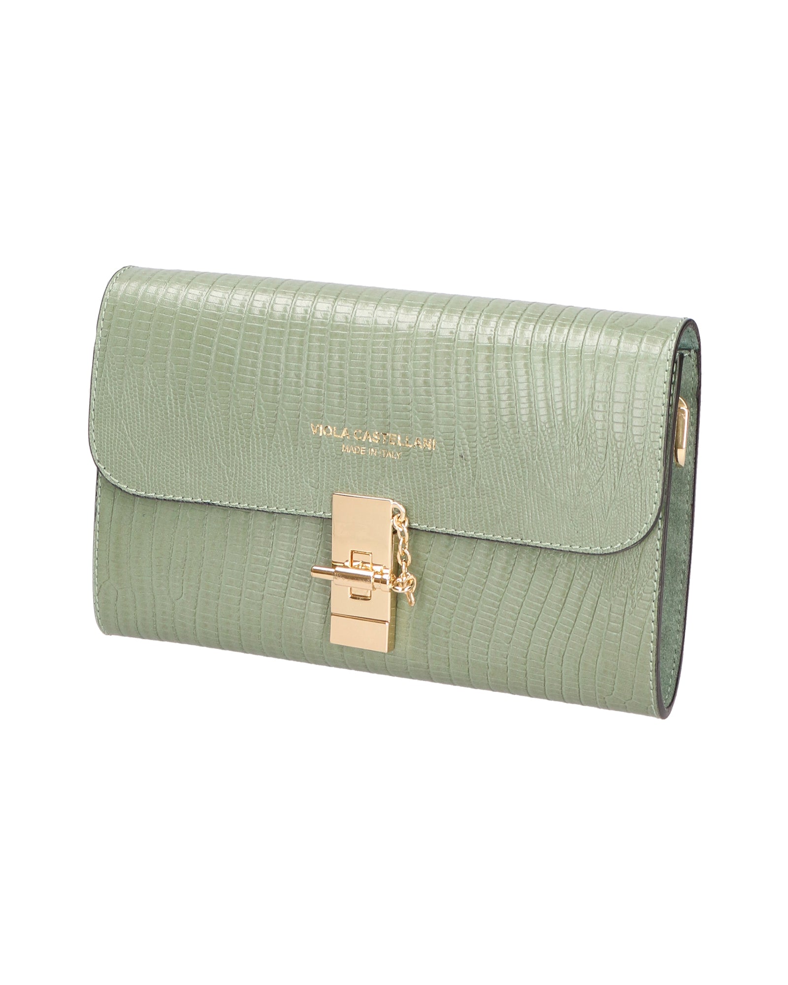Hope Borsa a mano da donna Made in Italy Vera pelle 734-LU96 MENTA Viola Castellani