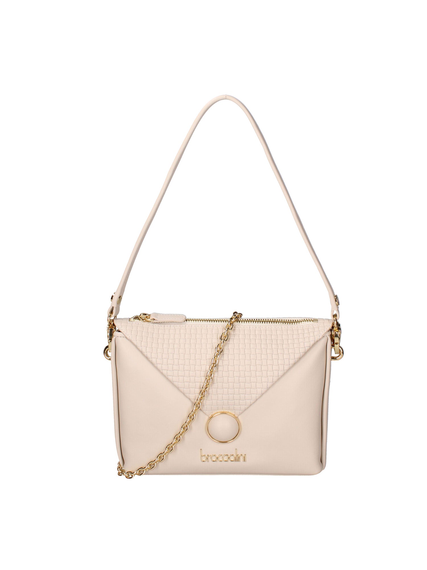Solara Elite Borsa a tracolla donna Vera pelle B17206-BEIGE Braccialini