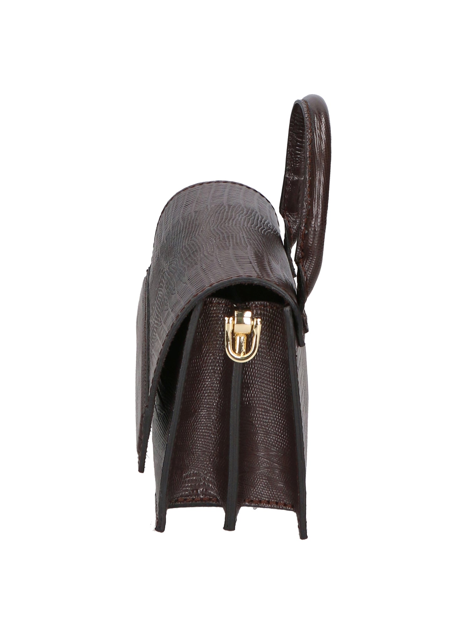 Ariel Borsa a mano da donna Vera pelle 05458-LU23 T.MORO DARK BROWN Gave Lux