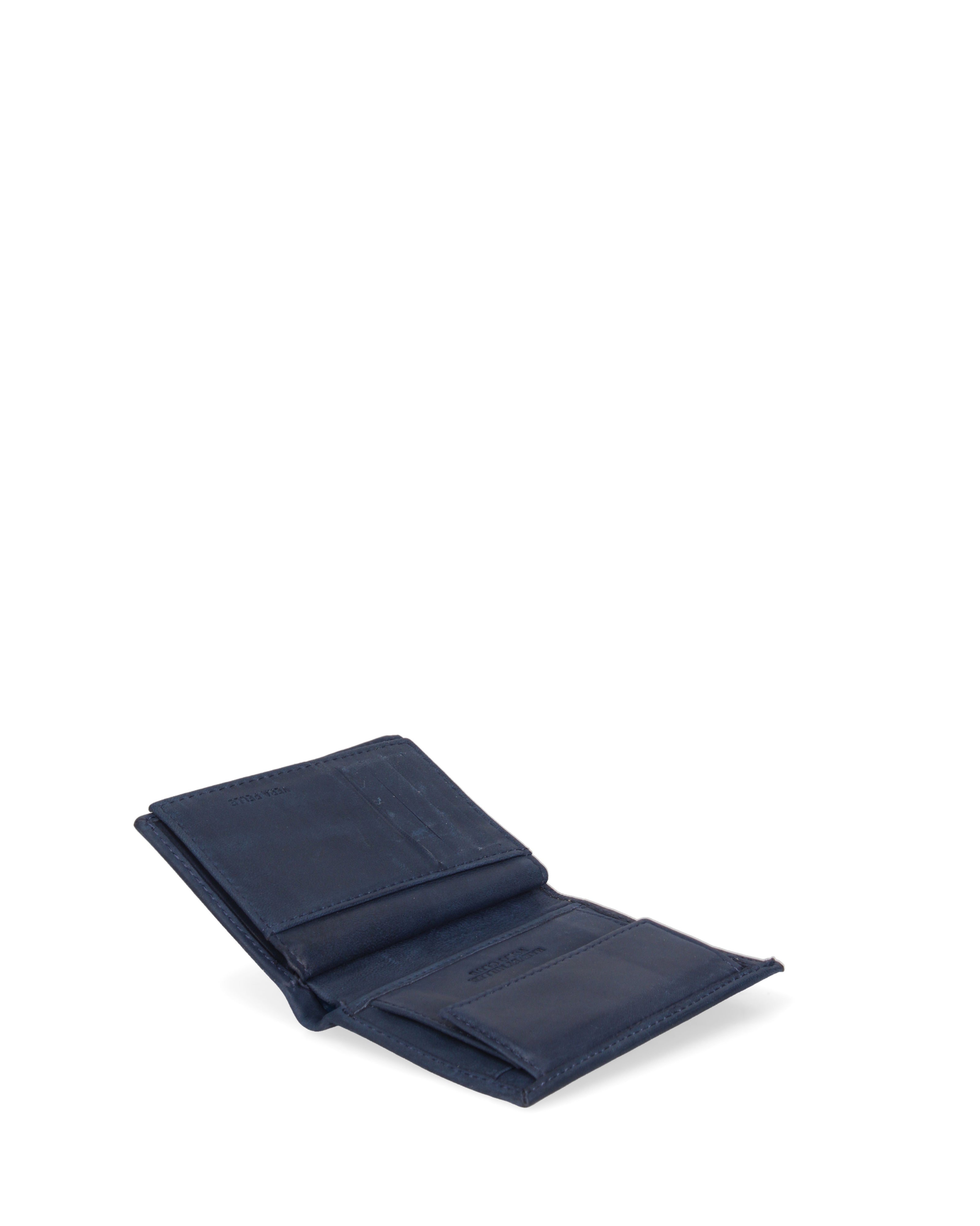 Portafoglio uomo in vera pelle Sfoderato HM1012-292-BLU Harvey Miller Polo Club