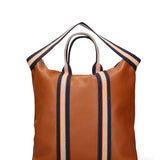 Varese Borsa a mano da donna Vera pelle 689746-D17 CUOIO SCURO - BLU Gave Lux