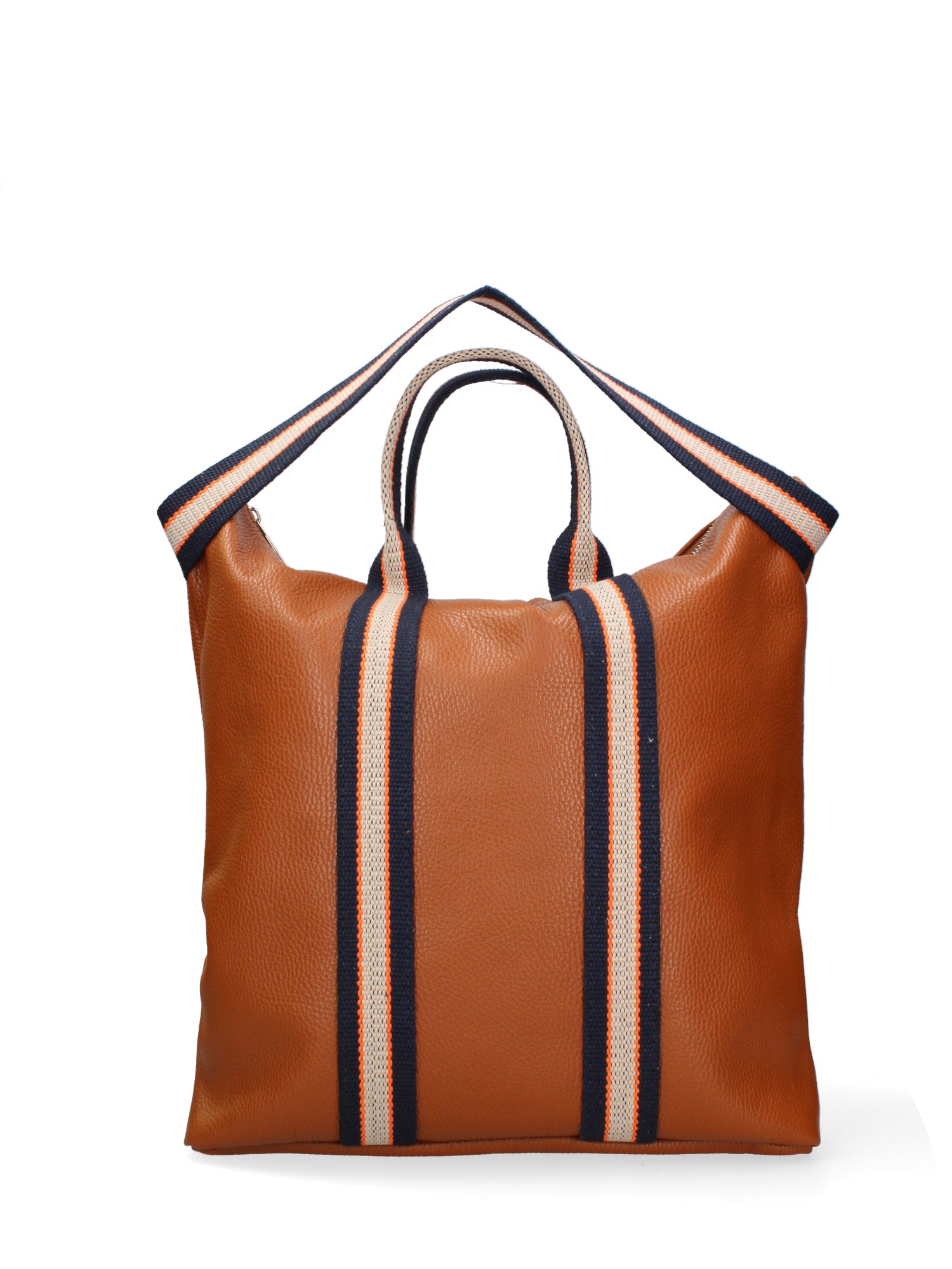 Varese Borsa a mano da donna Vera pelle 689746-D17 CUOIO SCURO - BLU Gave Lux