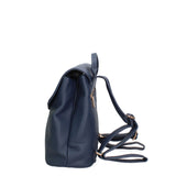 Zaino da donna in ecopelle Casual 640-2-NAVY BLUE Diana&co