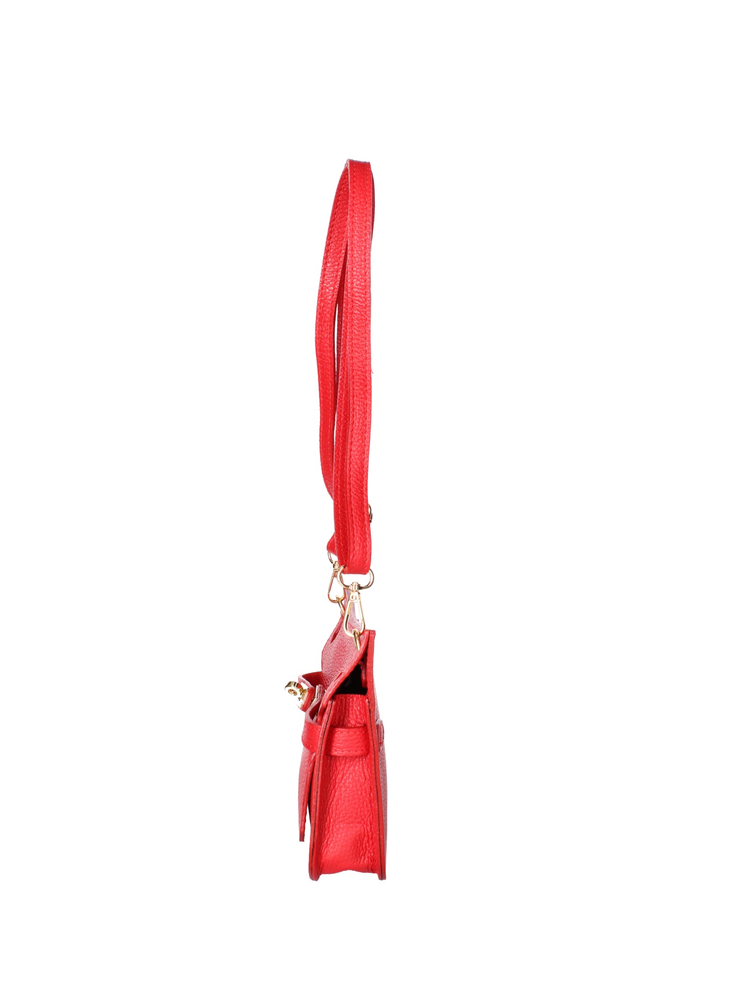 Katie Borsa a tracolla da donna 100% vera pelle 07145-D58 ROSSO FUOCO Viola Castellani
