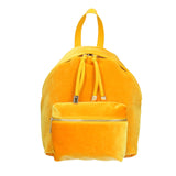 Belluno 8933-GIALLO Zaino da donna in velluto Gave Lux