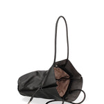 Borsa a spalla da donna 100% PVC F6717-2-BLACK David Jones