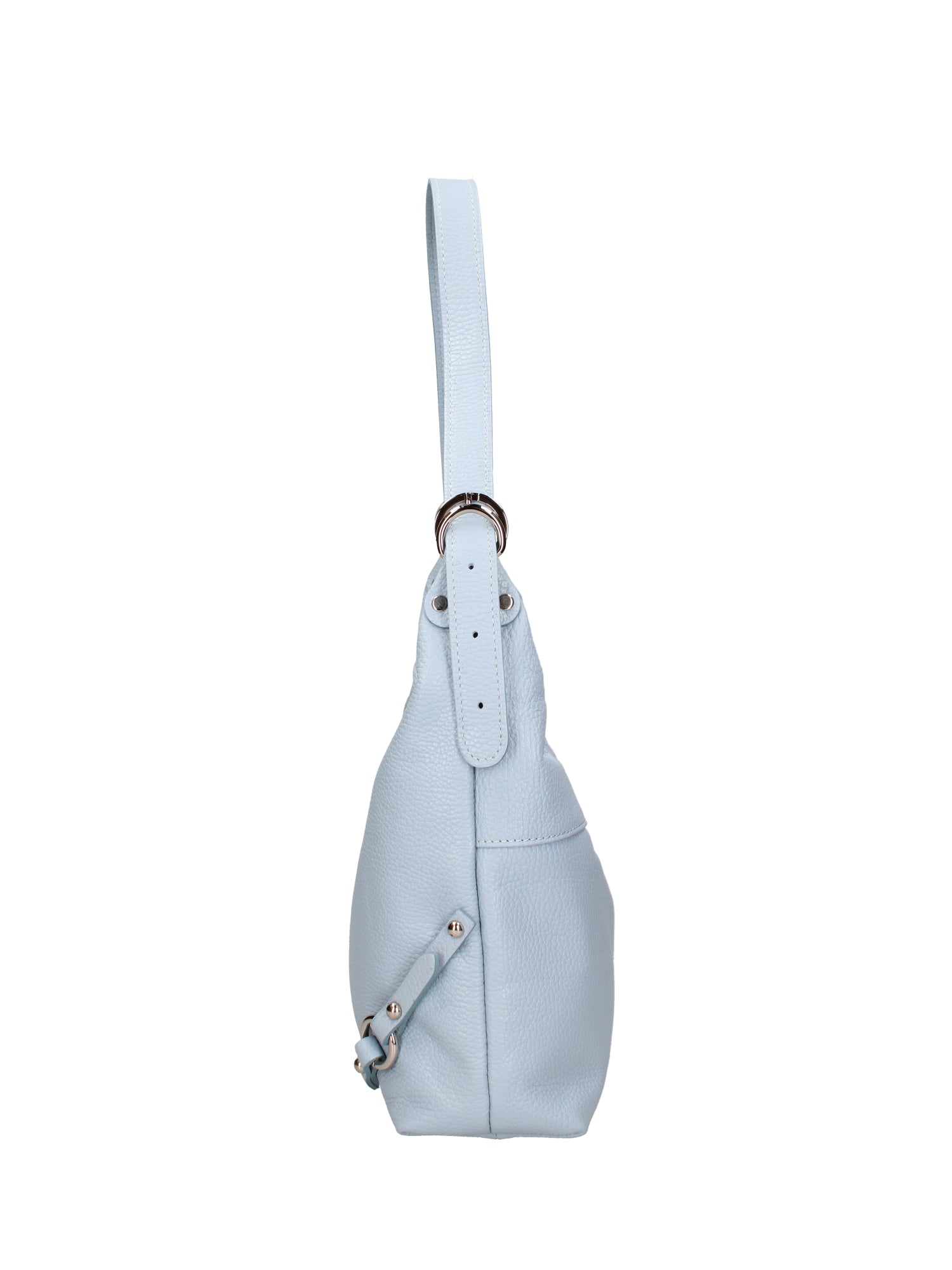 Fiorenza Lux Borsa a spalla da donna Vera pelle 07140-D92 CELESTE Viola Castellani