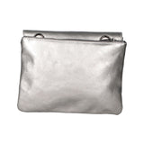 Angelica Pochette da donna Vera pelle 05413-L002 ARGENTO SCURO Gave Lux