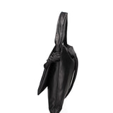 Borsa a spalla da donna Vera pelle 07171-NERO Viola Castellani