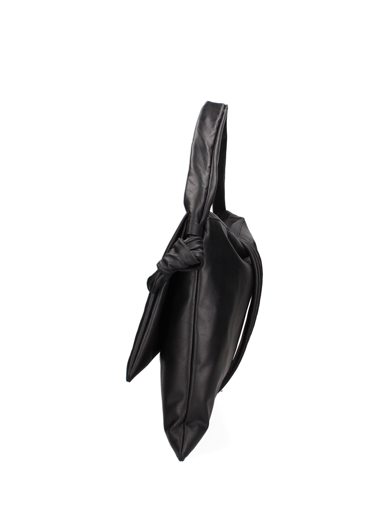 Borsa a spalla da donna Vera pelle 07171-NERO Viola Castellani