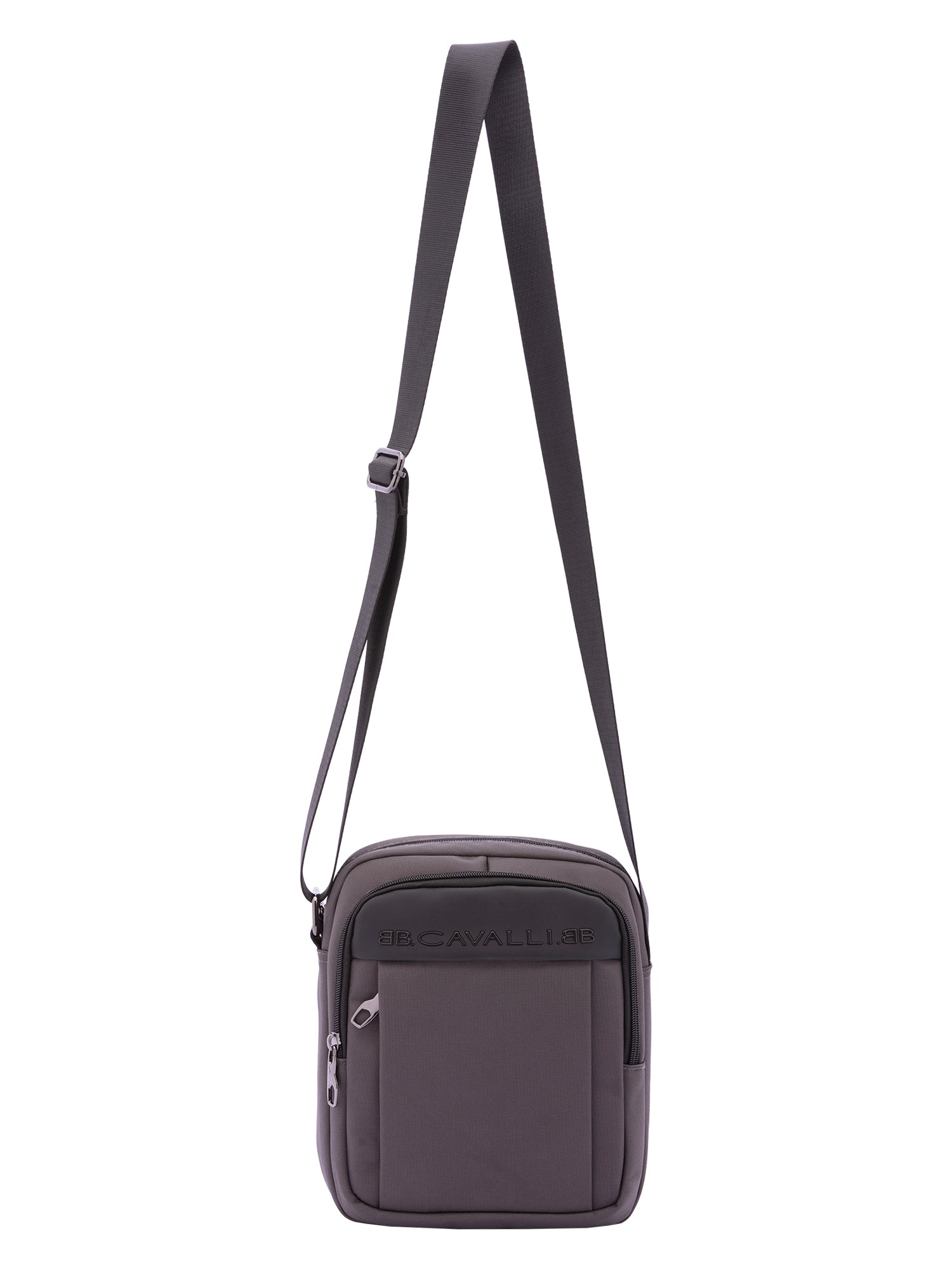 Borsa a tracolla da uomo 100% poliestere BC1396-A-GRIGIO B Cavalli
