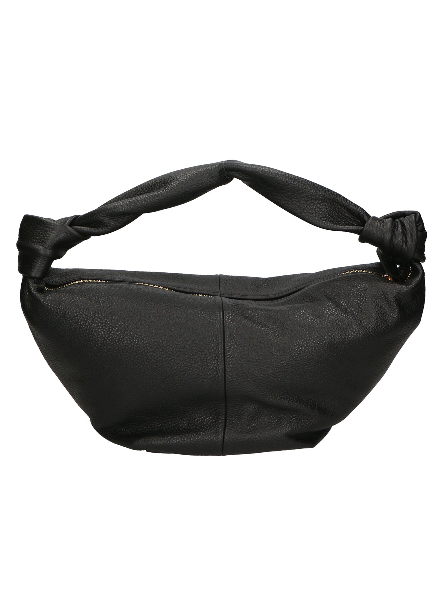 Lunaria Borsa a spalla da donna Vera pelle 06007-D28 NERO BLACK Gave Lux