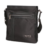 Borsa a tracolla uomo Pelle vegana PU PCL3161-BLACK Northampton Polo Club