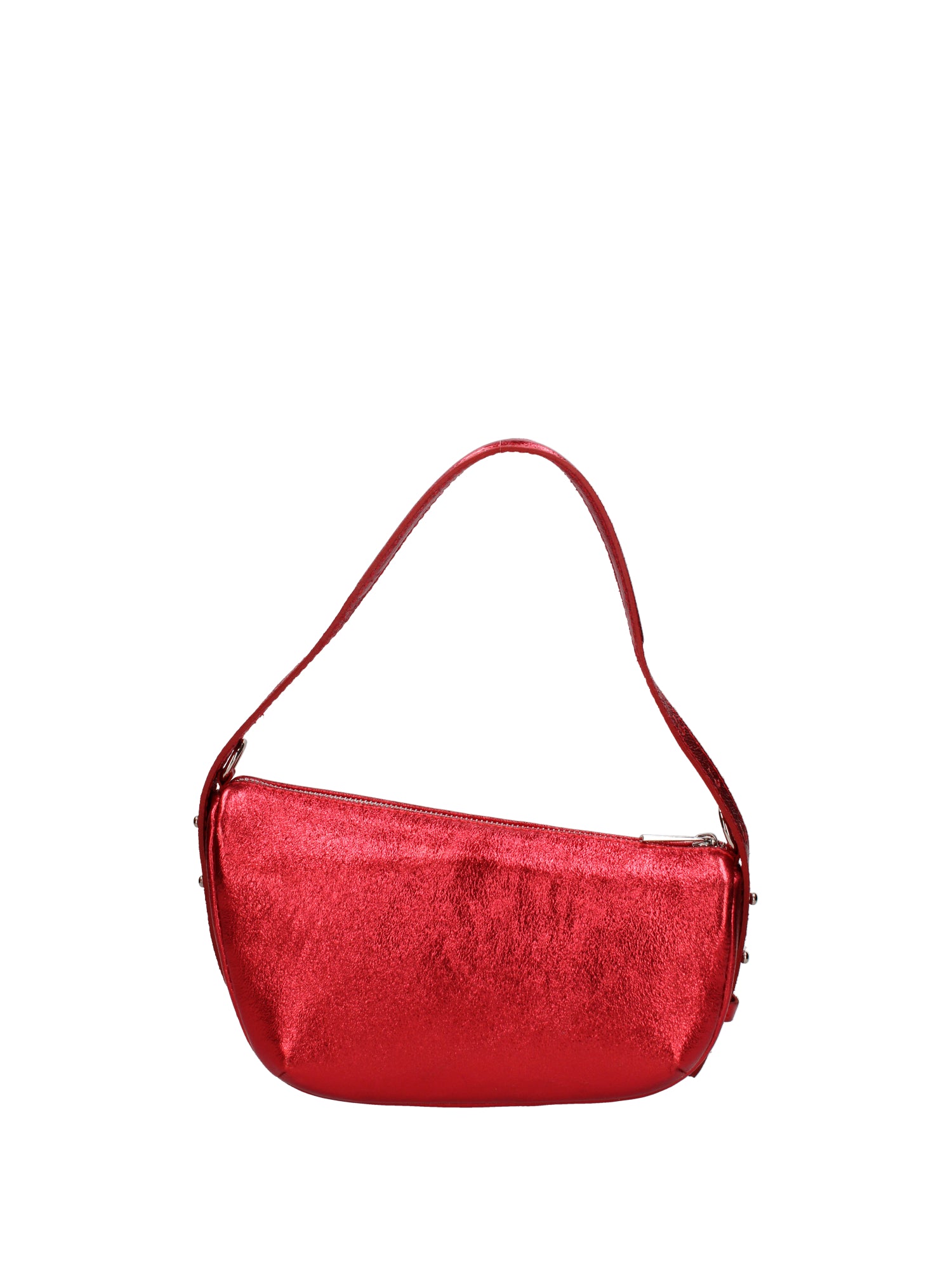 Borsa a spalla da donna Vera pelle e metallo 07228-L032 ROSSO Roberta Rossi