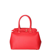 Borsa a mano da donna Vera Pelle 07146-D58 ROSSO FUOCO Viola Castellani