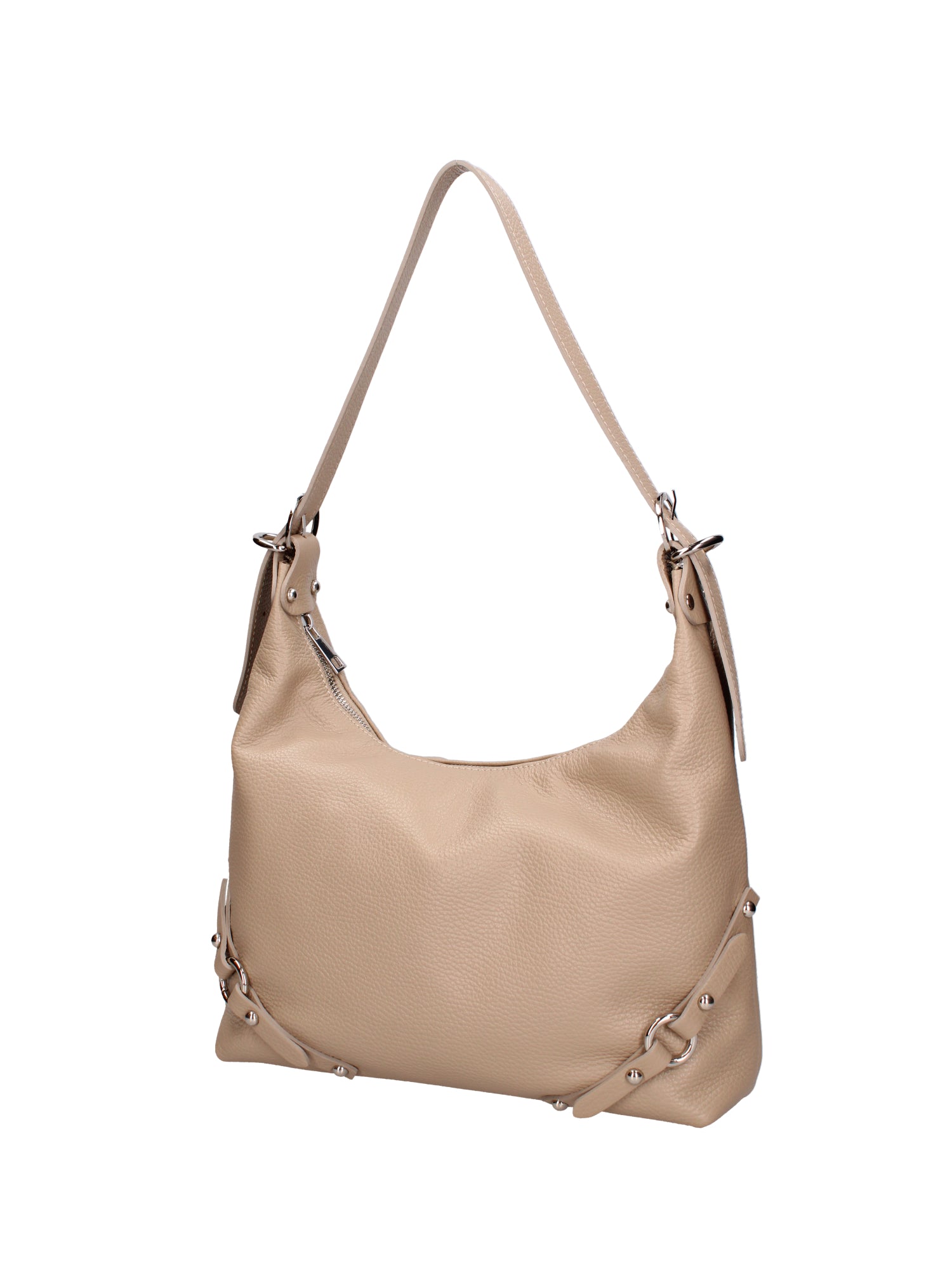 Fiorenza Lux Borsa a spalla da donna Vera pelle 07140-D05 CAPPUCCINO Viola Castellani