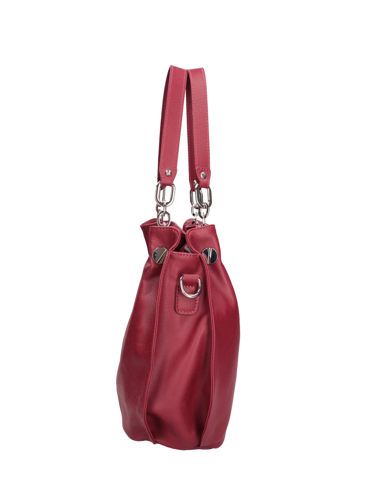 Ereba Borsa a mano da donna Made in Italy 100% pelle 3305-S10 RUBINO Gave Lux