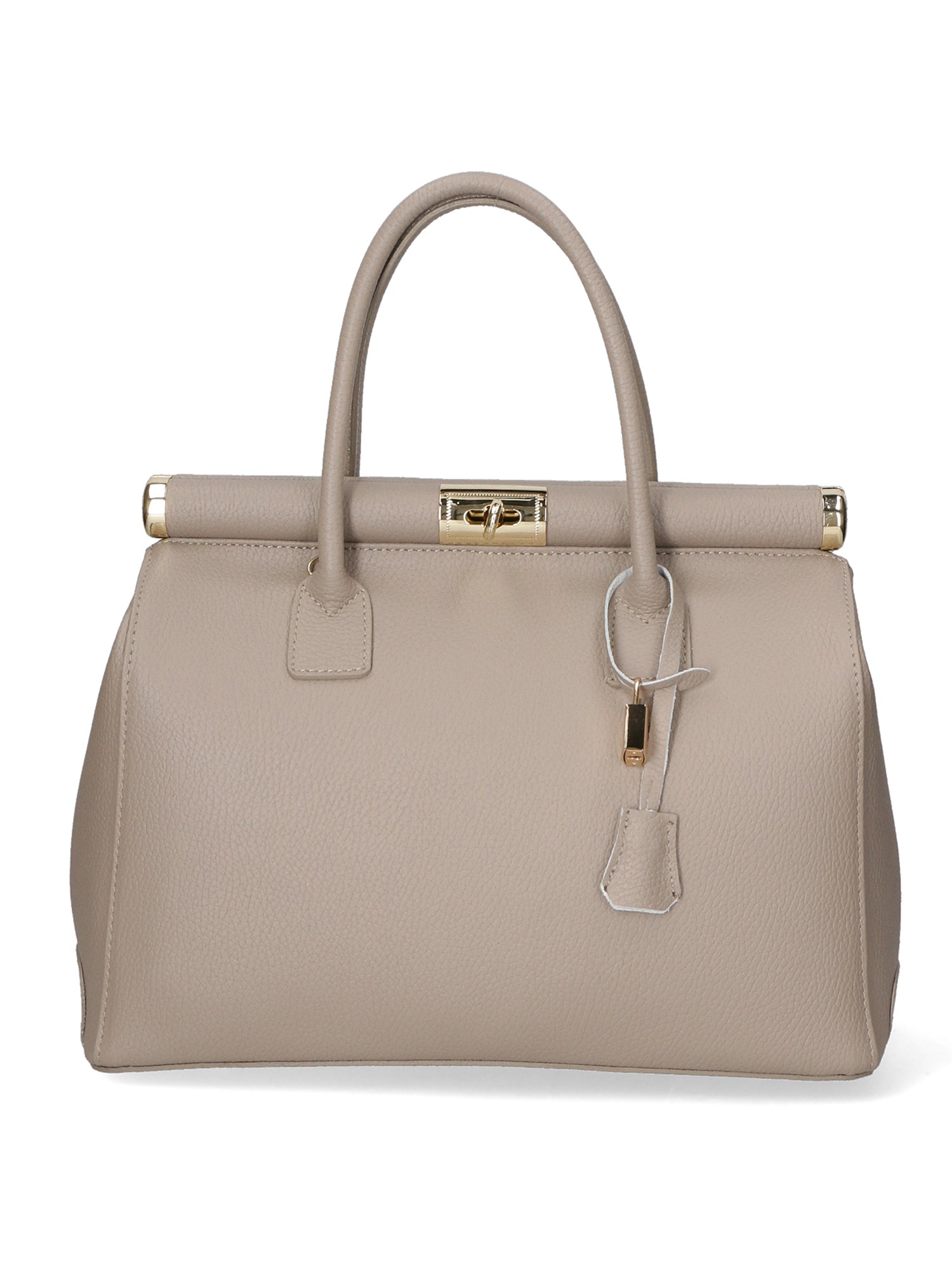 Aleria Borsa a mano da donna Vera pelle 8005-D07 TAUPE CHIARO Gave Lux