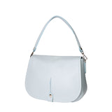 Sabina Borsa a spalla da donna Vera pelle 07139-D92 CELESTE Viola Castellani