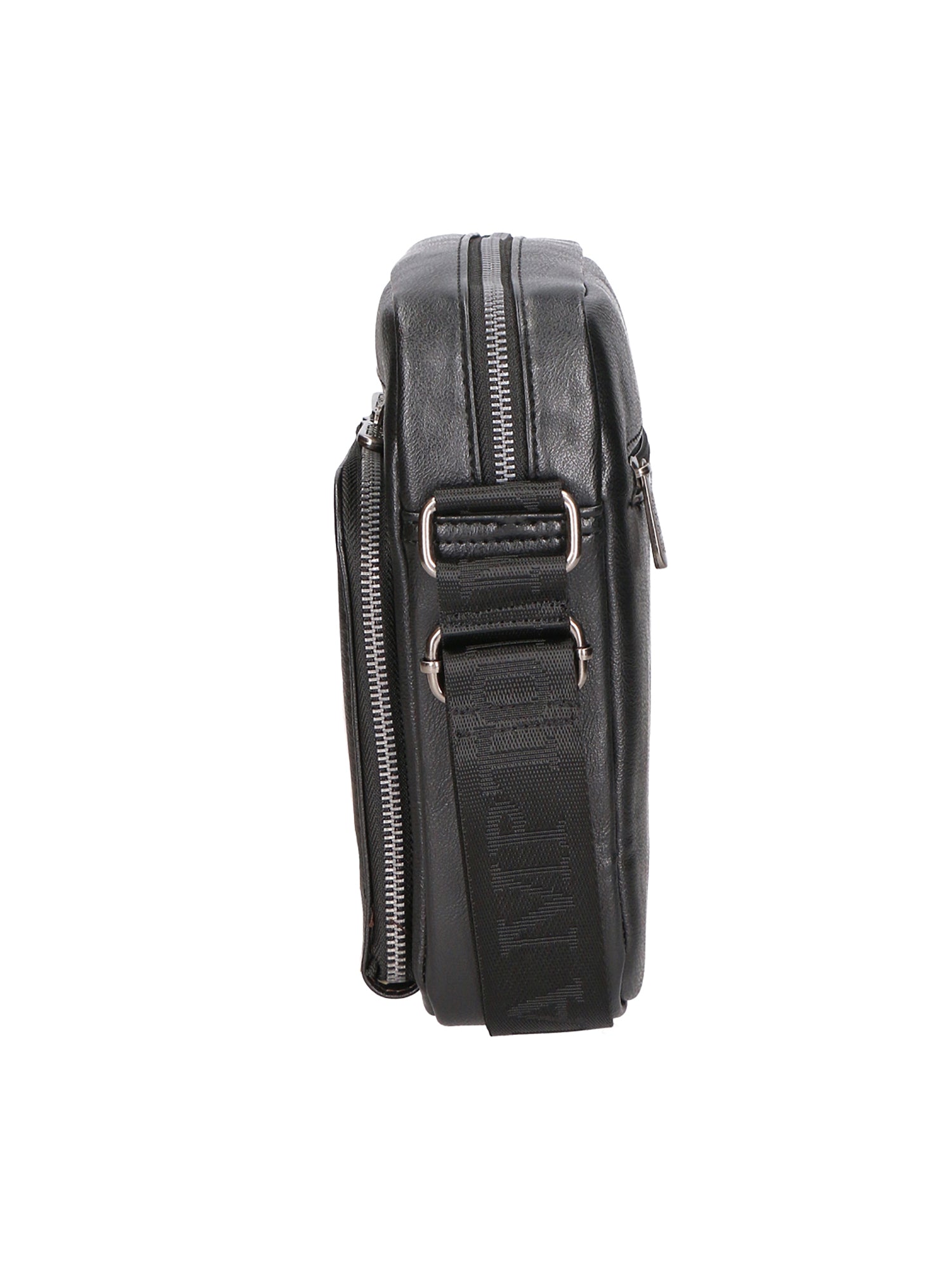 Borsa a tracolla uomo 100% pelle PU PCL3106-BLACK Northampton Polo Club