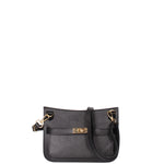 Katie Borsa a tracolla da donna 100% vera pelle 07145-D28 NERO Viola Castellani
