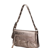 Borsa a spalla da donna Vera pelle 07234-L005 BRONZO Roberta Rossi