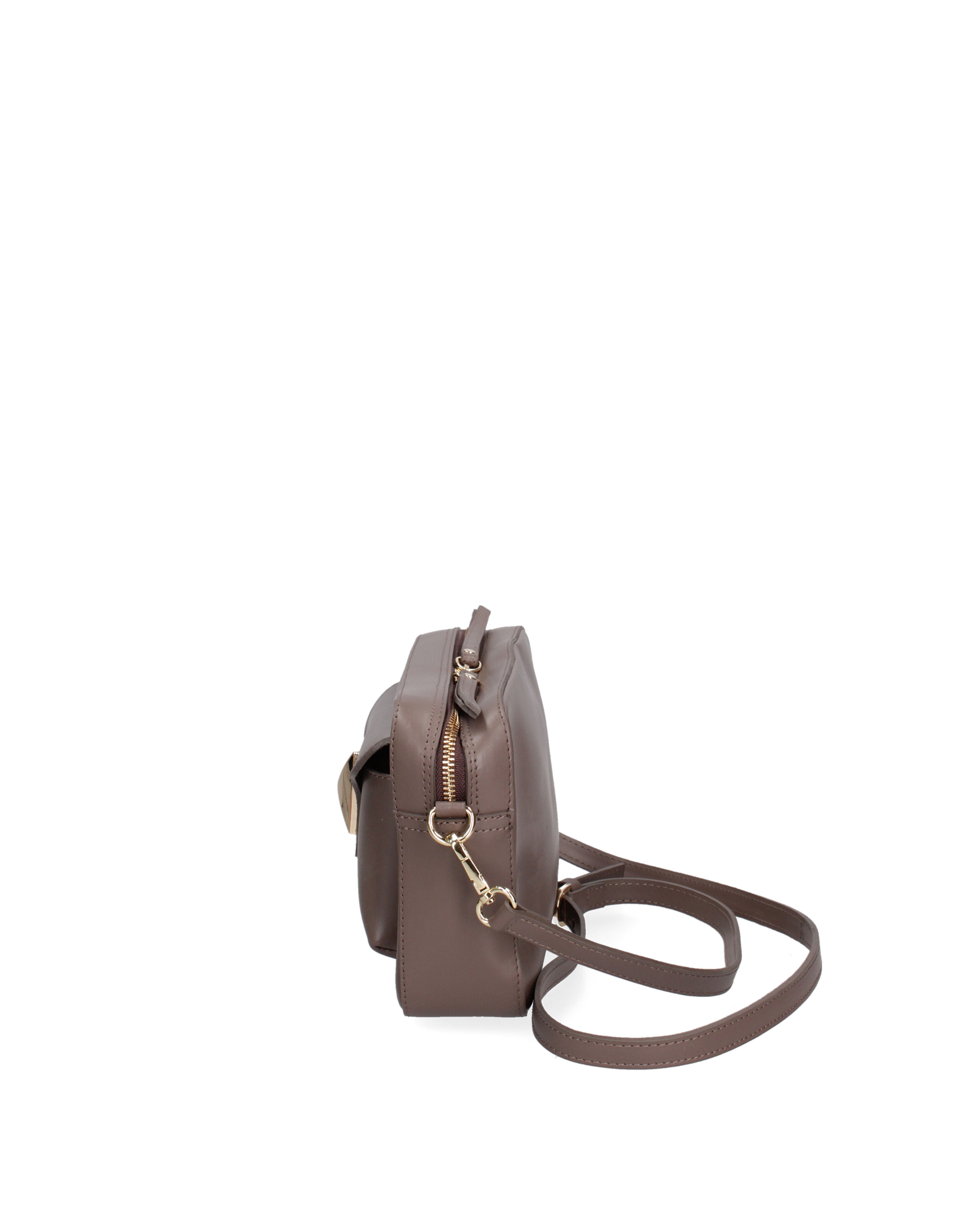 Luminara Elite Borsa a tracolla da donna Vera pelle 7935-L134 TAUPE SCURO Chiara Ferretti