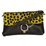 Safira Borsa a mano da donna Vera pelle 04760-LEO P GIALLO Gave Lux