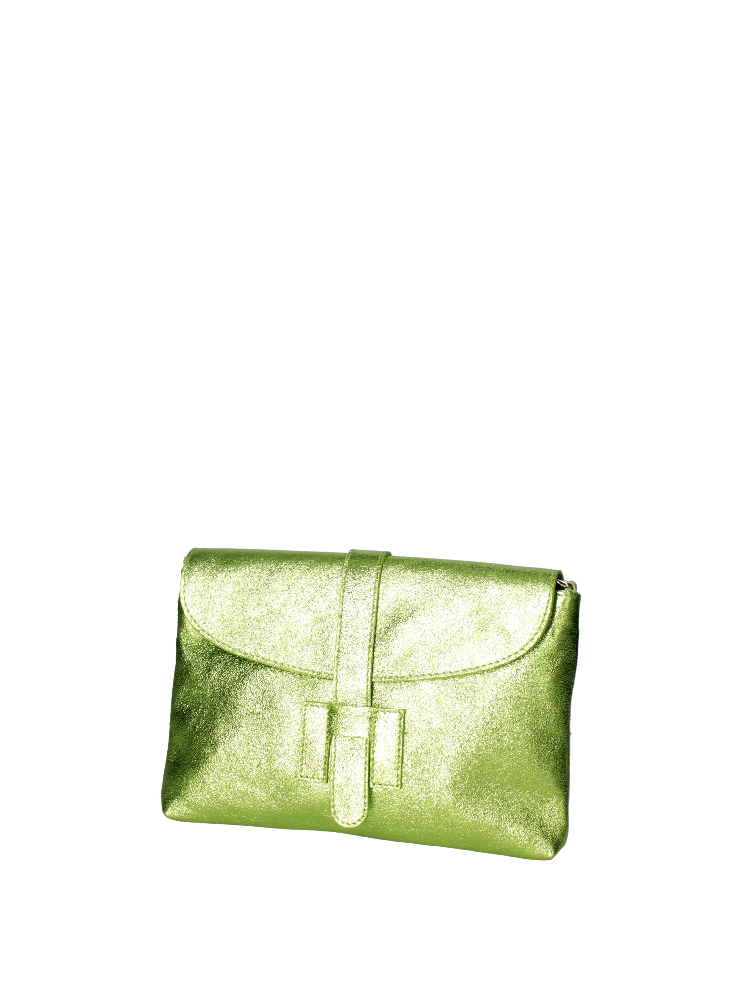 Borsa a mano da donna Vera pelle 07163-L017 VERDE CHIARO Viola Castellani