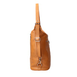 Vera pelle 07135-D44 CUOIO Borsa a spalla convertibile Anjelica Viola Castellani