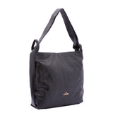 Borsa a spalla da donna Ecopelle e poliestere BC1407-BLACK B Cavalli