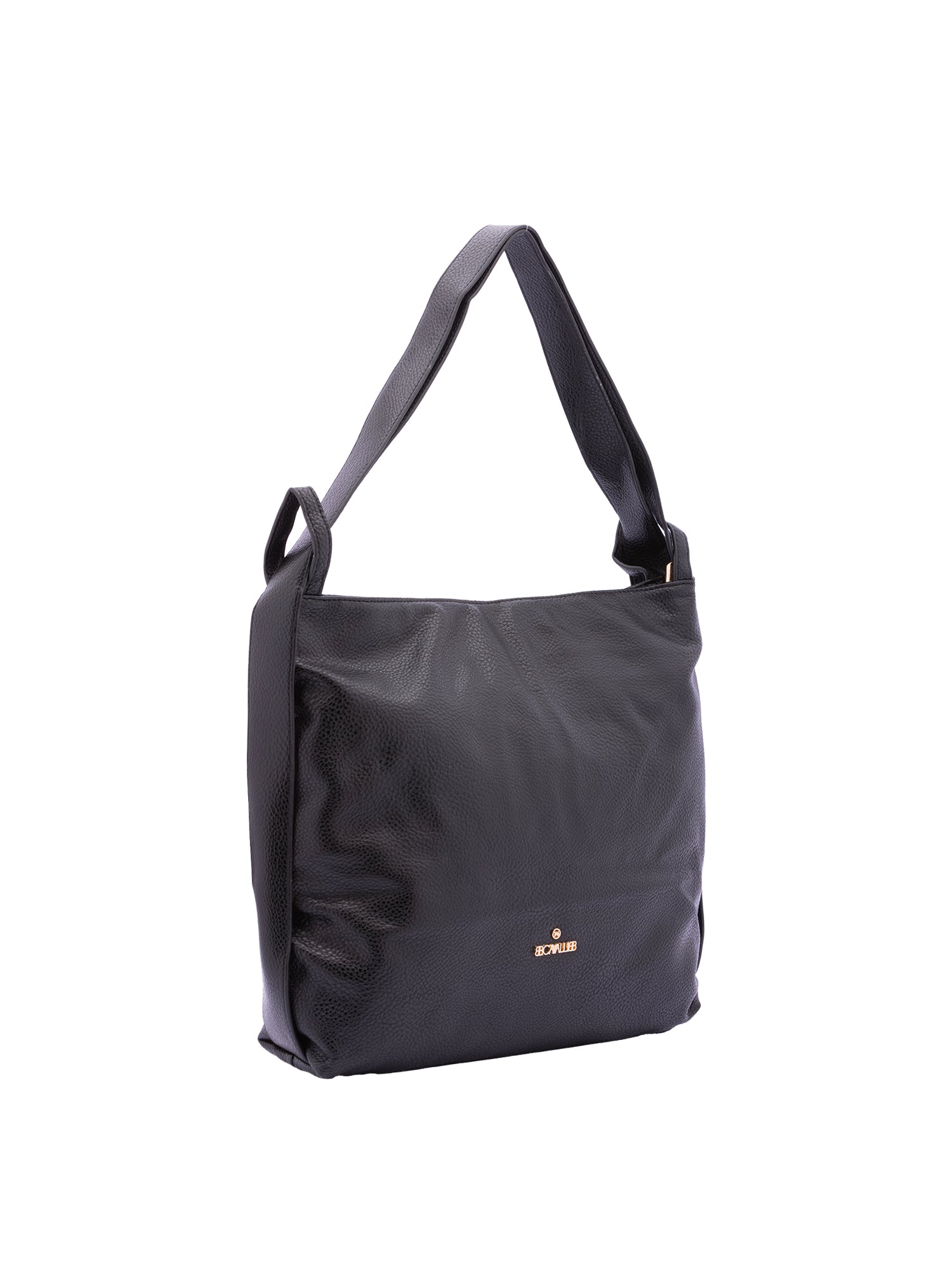 Borsa a spalla da donna Ecopelle e poliestere BC1407-BLACK B Cavalli