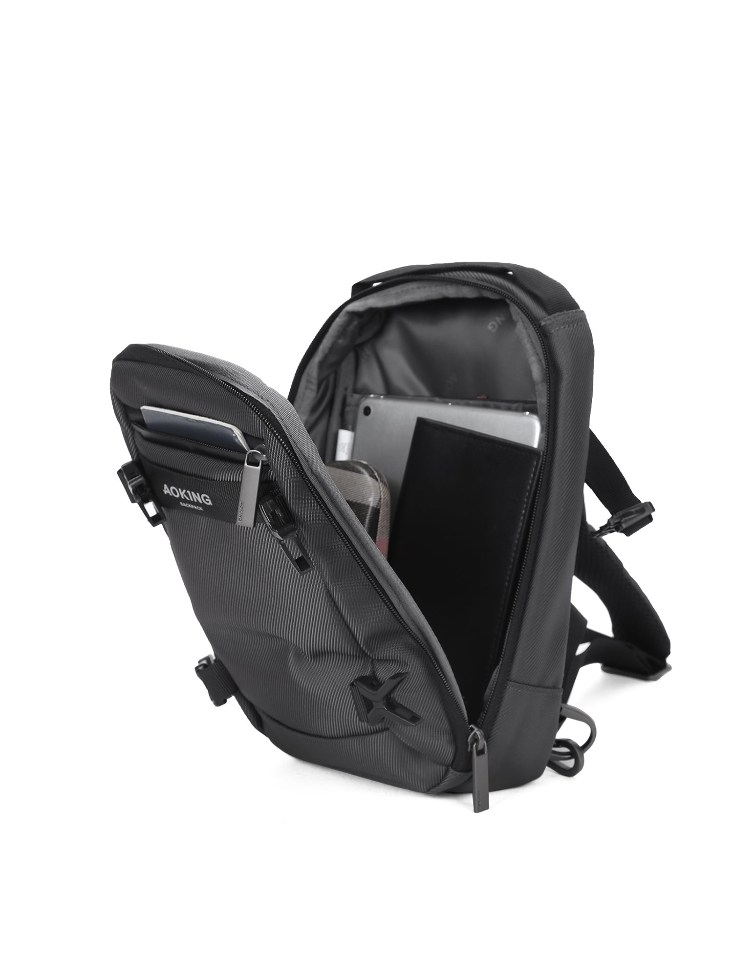 SY3081-GREY Borsa a tracolla unisex Cadenza Aoking
