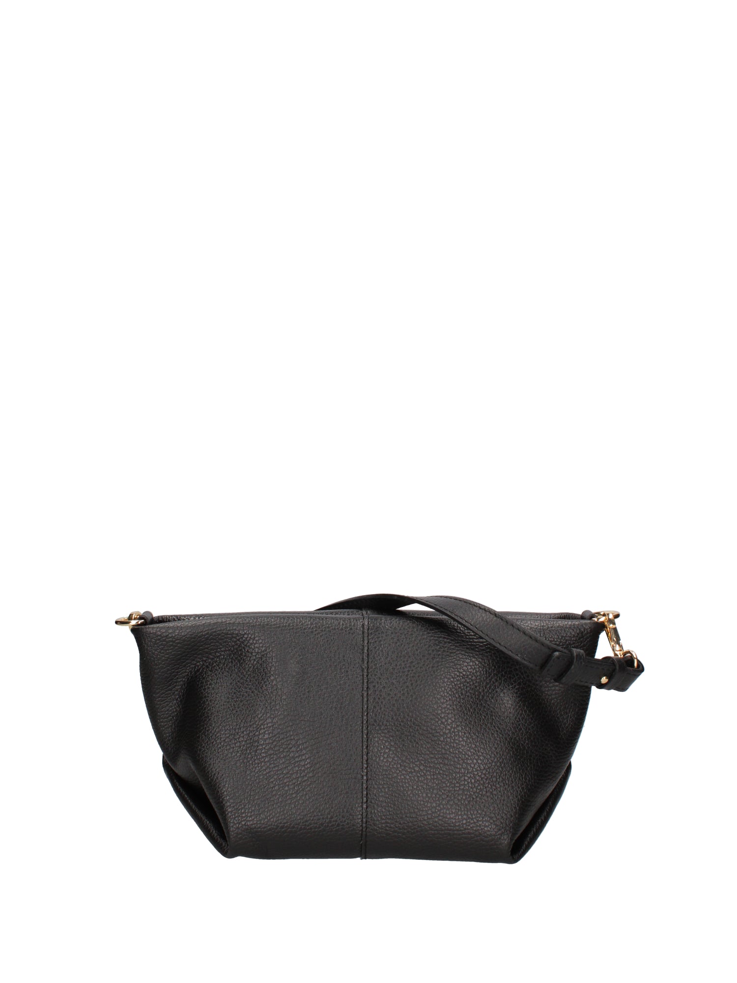 Borsa a spalla da donna Vera pelle 07165-D28 NERO Roberta Rossi