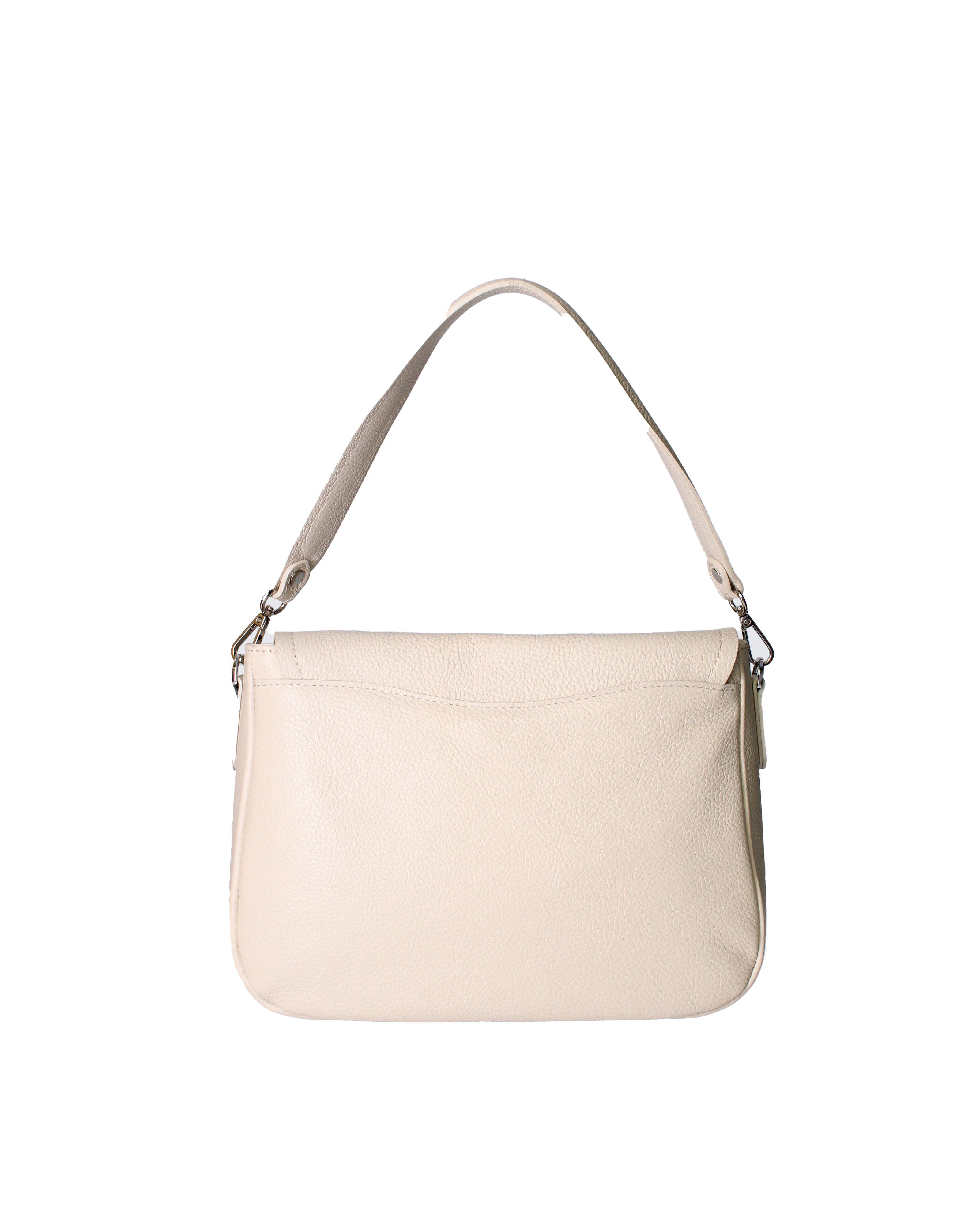 Sabina Borsa a spalla da donna Vera pelle 07139-D37 LATTE Viola Castellani