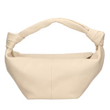Lunaria Borsa a spalla da donna Vera pelle 06007-D37 LATTE MILK Gave Lux