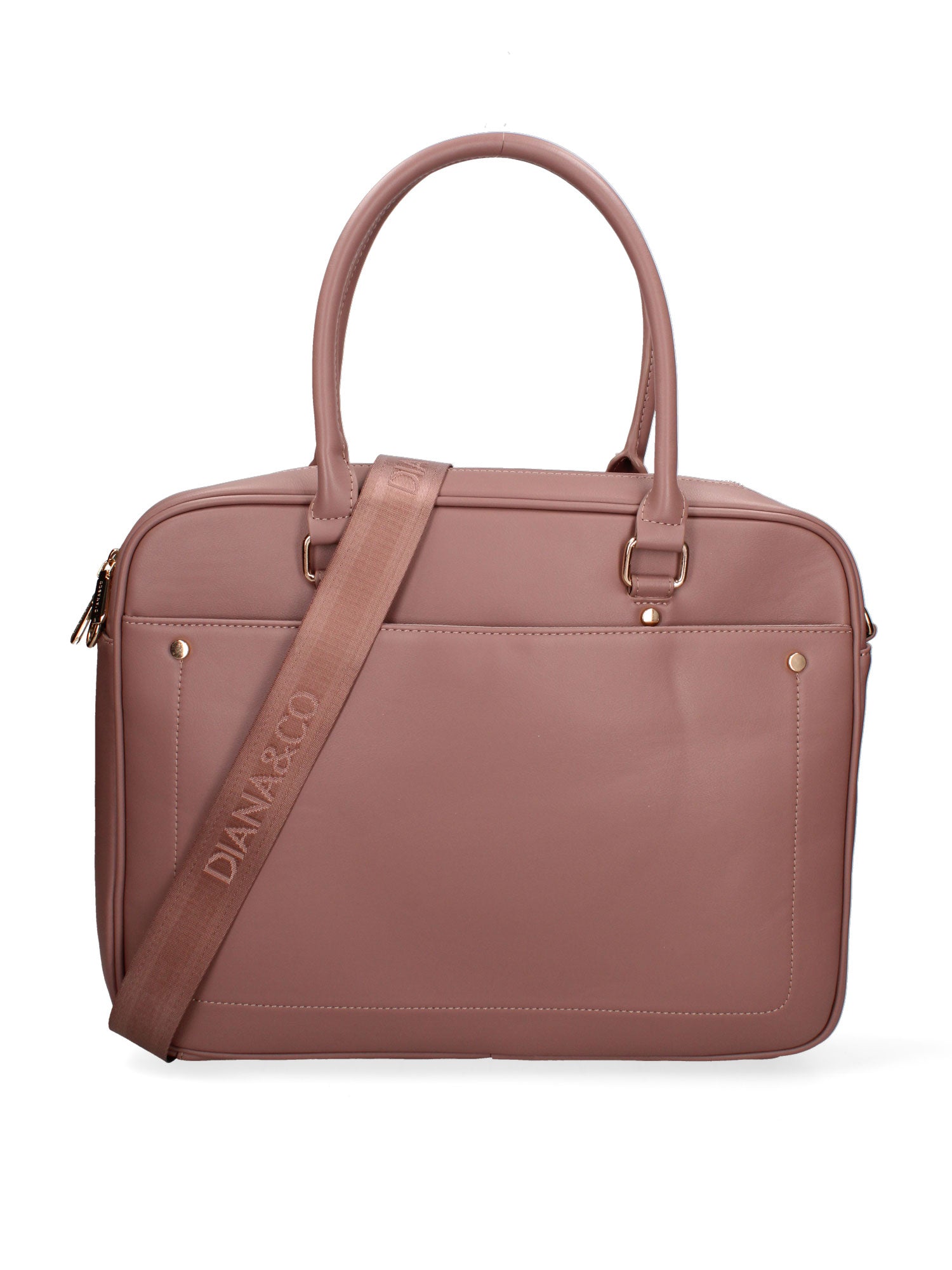 Valora Borsa da lavoro unisex Ecopelle e poliestere 3403-2-ROSE Diana&co