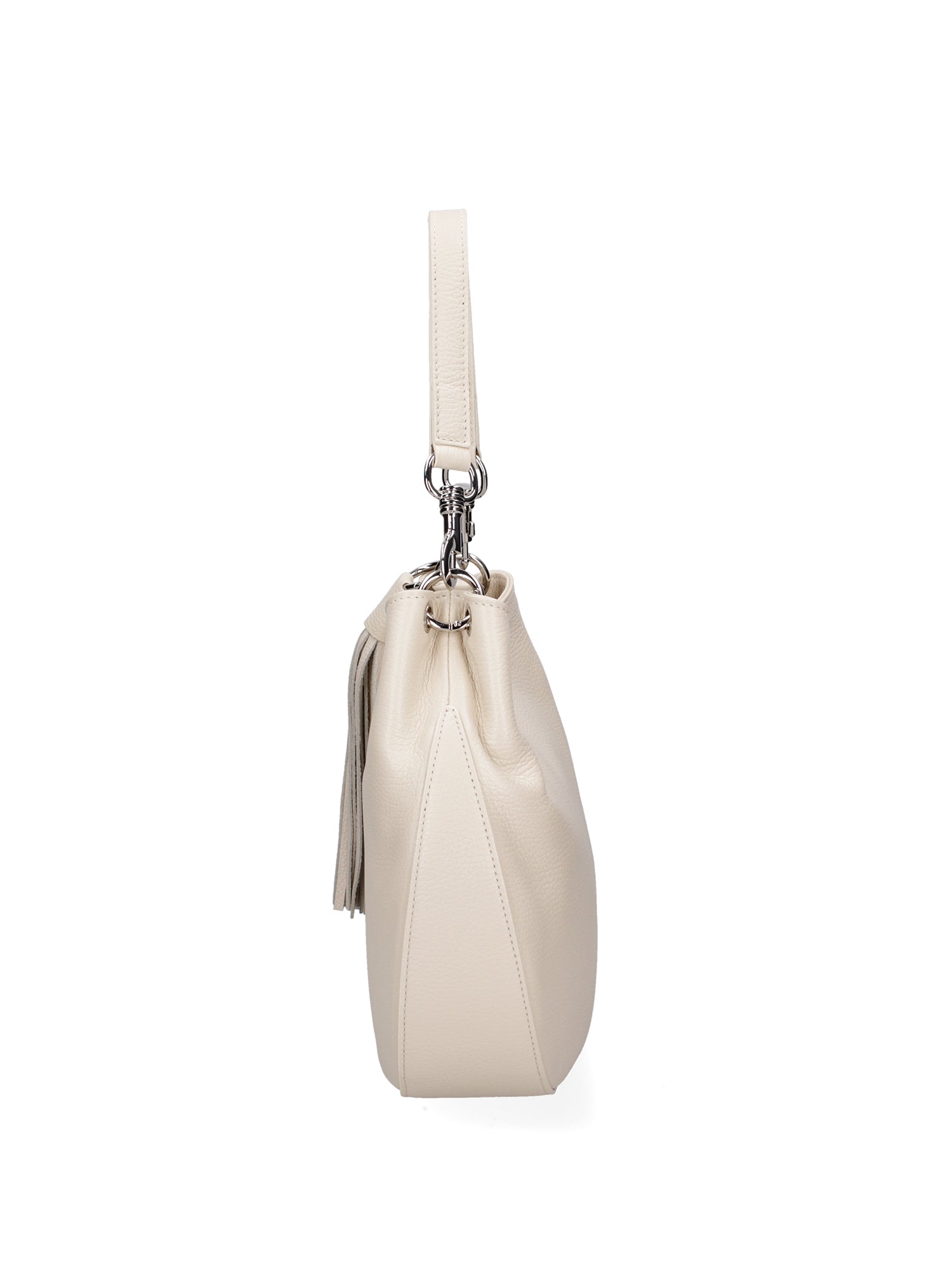 Borsa a spalla da donna Vera pelle 07316-D37 LATTE Roberta Rossi