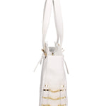 Cesena Borsa a spalla da donna 100% pelle B17221-BIANCO Braccialini