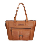 Borsa a spalla uomo in vera pelle Casual HILB-3340-CUOIO Hill Burry