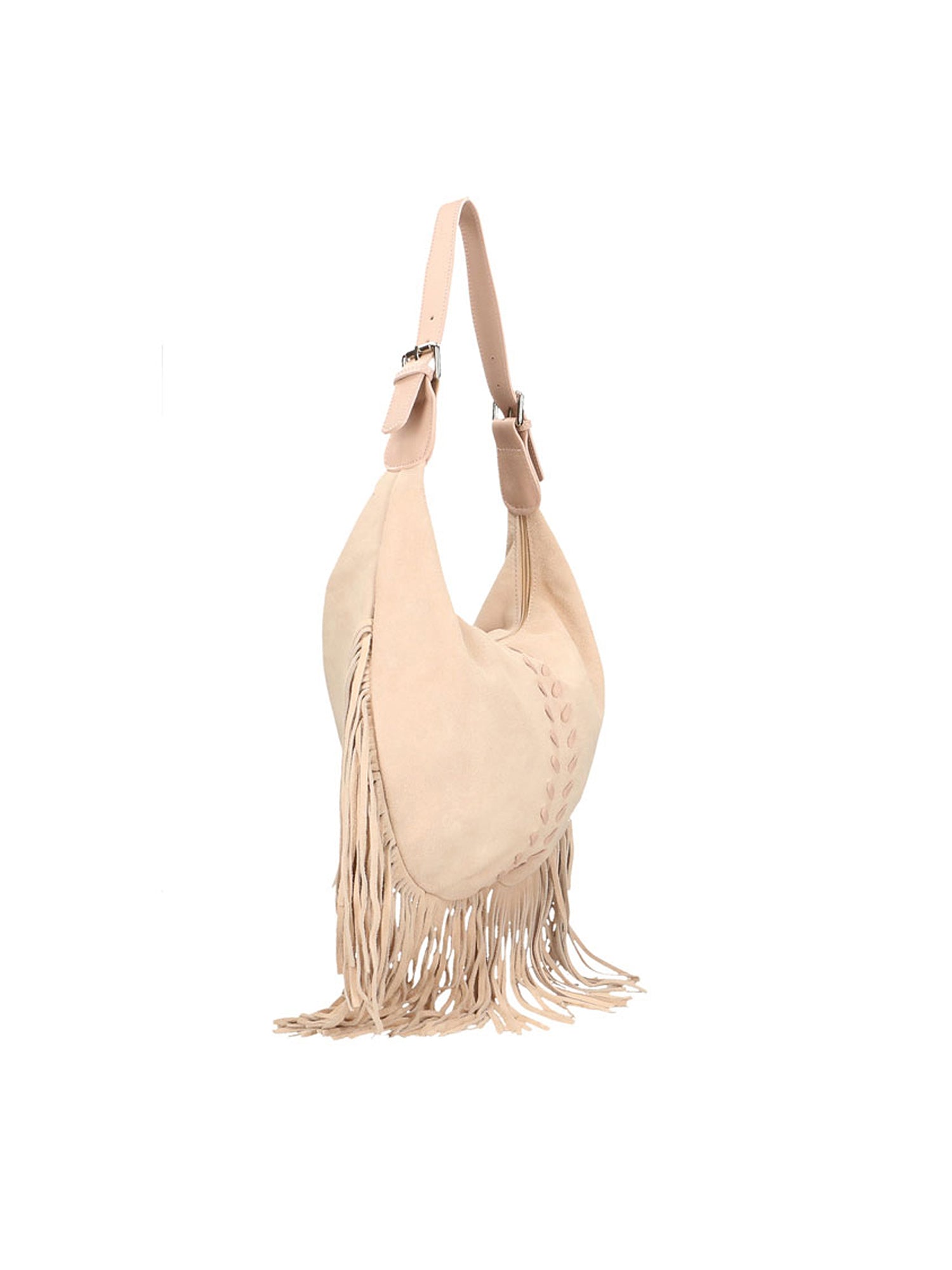 Zefira Borsa a spalla da donna Pelle Scamosciata 8630-ROSA PINK Gave Lux