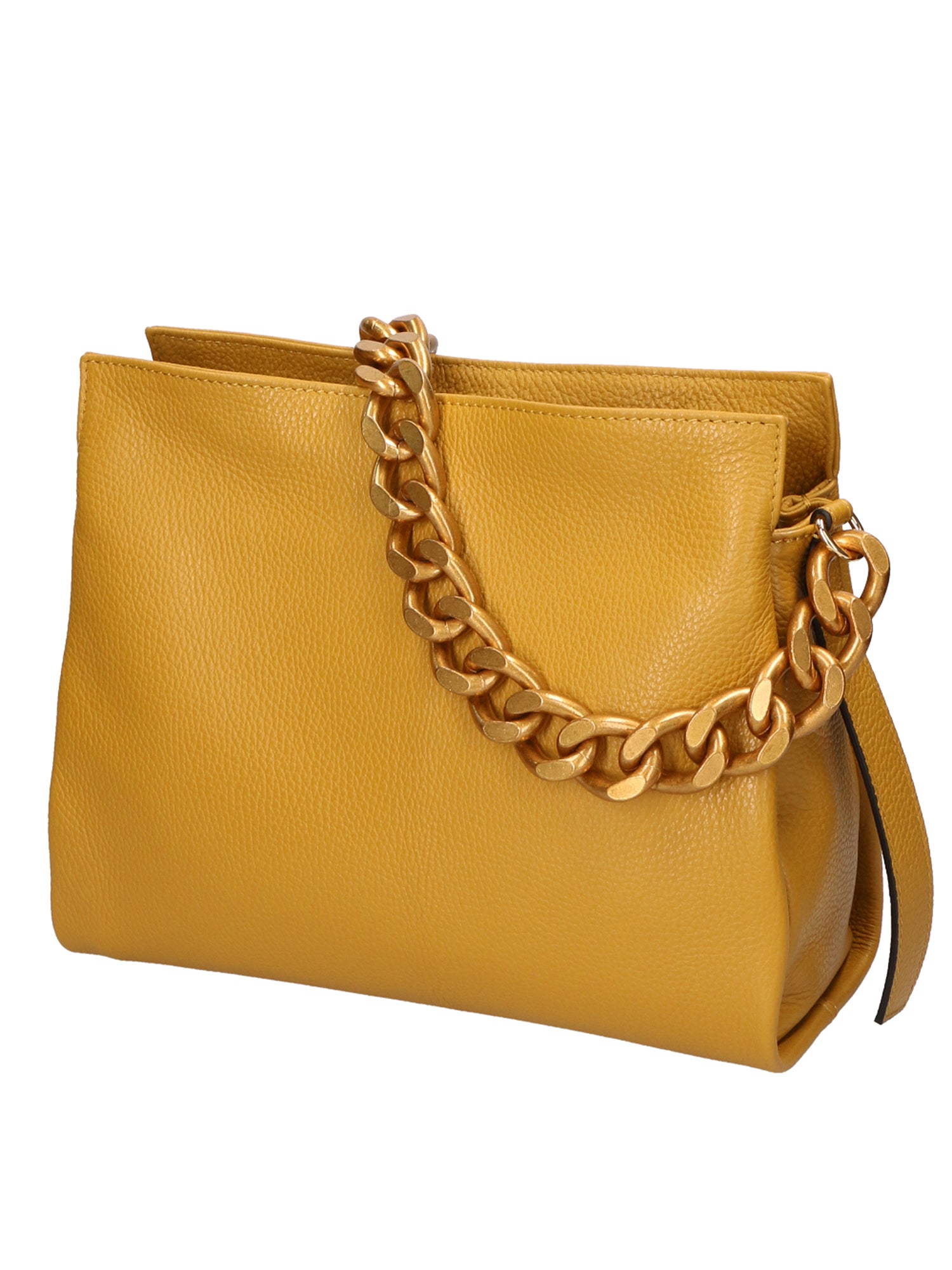 Annalou Borsa a spalla da donna Vera pelle 05417-D36 SENAPE Gave Lux