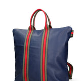 Varese Borsa a mano da donna Vera pelle 689746-D24 BLU JEANS - VERDE Gave Lux